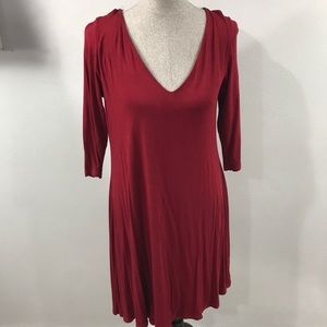 Long sleeve red dress. NWOT.